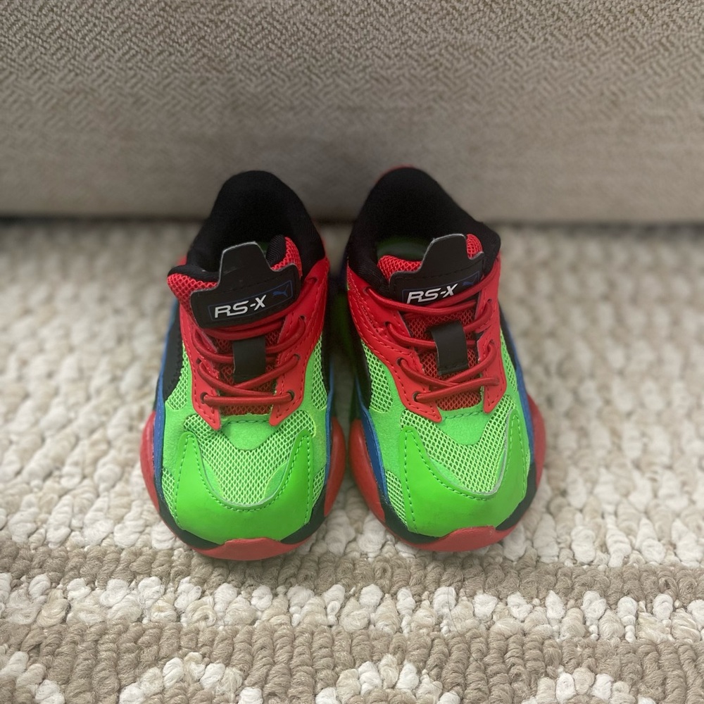 Puma RS-X Toddler 5c (Red, Green, Blue) - Picture 4 of 5